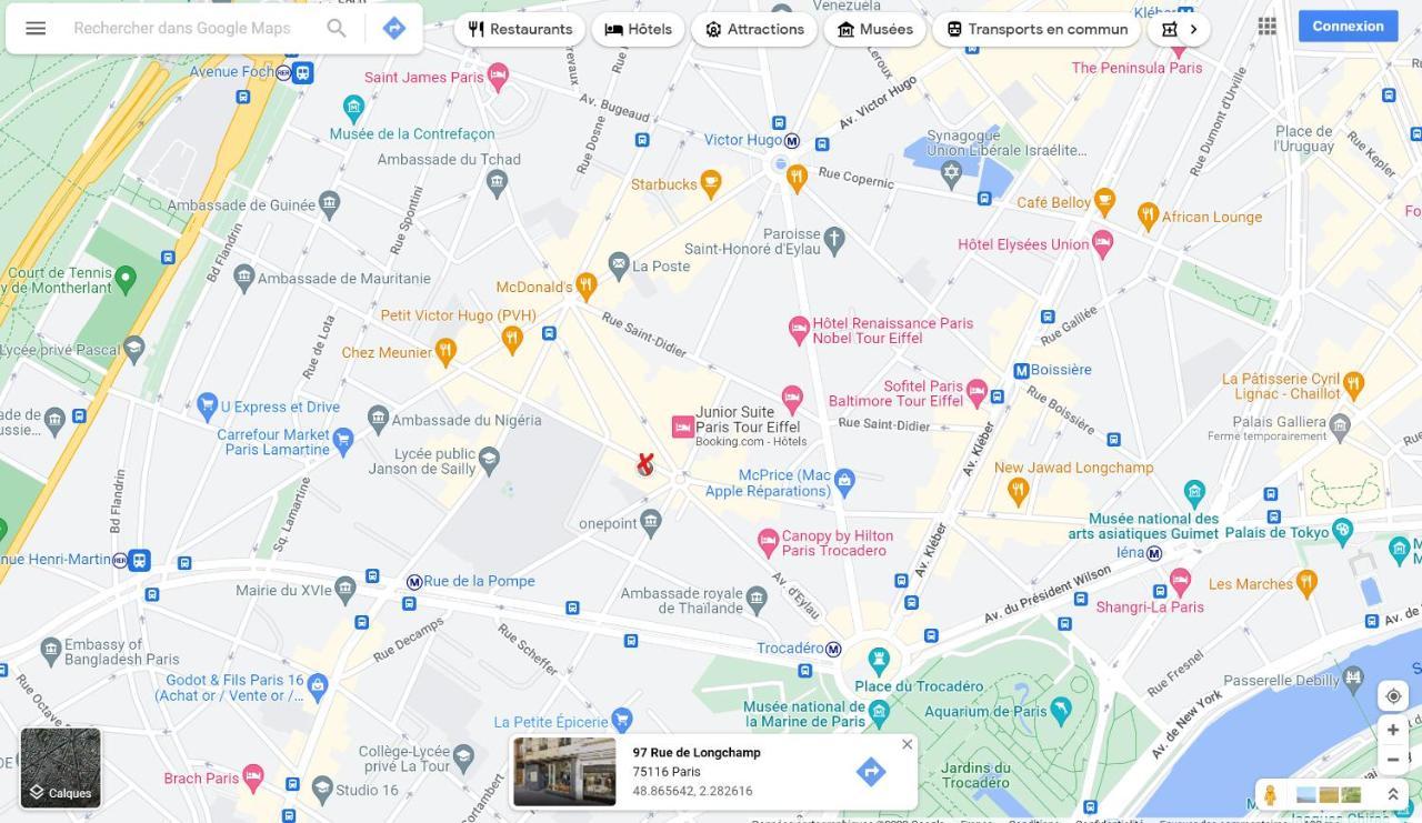 Apartmán Trocadero- 2 Pieces Lumineux Paříž Exteriér fotografie